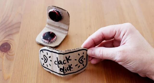 Cómo hacer castañuelas con material reciclado de forma fácil y divertida Cómo hacer castañuelas con material reciclado de forma fácil y divertida